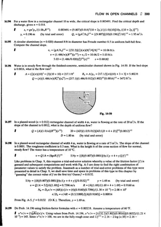 Fluid mechanics and hydraulics: SOLVED PROBLEMS