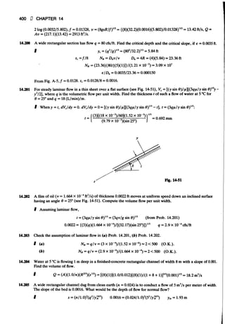 Fluid mechanics and hydraulics: SOLVED PROBLEMS