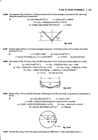 Fluid mechanics and hydraulics: SOLVED PROBLEMS