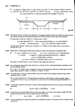 Fluid mechanics and hydraulics: SOLVED PROBLEMS