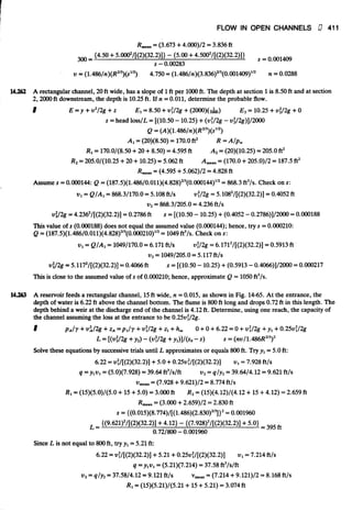Fluid mechanics and hydraulics: SOLVED PROBLEMS