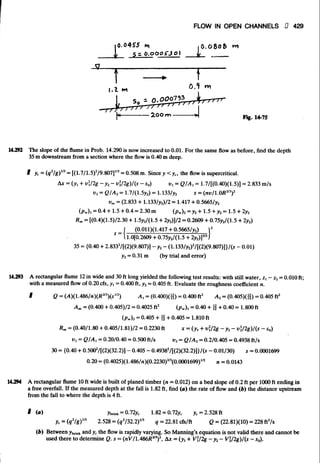 Fluid mechanics and hydraulics: SOLVED PROBLEMS