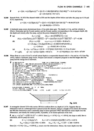 Fluid mechanics and hydraulics: SOLVED PROBLEMS
