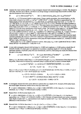 Fluid mechanics and hydraulics: SOLVED PROBLEMS