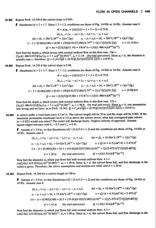 Fluid mechanics and hydraulics: SOLVED PROBLEMS