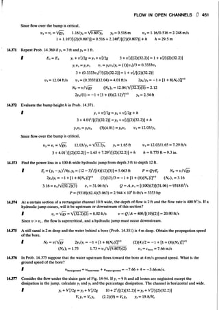 Fluid mechanics and hydraulics: SOLVED PROBLEMS