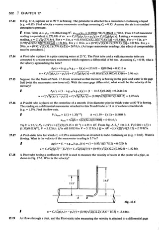 Fluid mechanics and hydraulics: SOLVED PROBLEMS