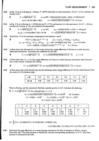 Fluid mechanics and hydraulics: SOLVED PROBLEMS