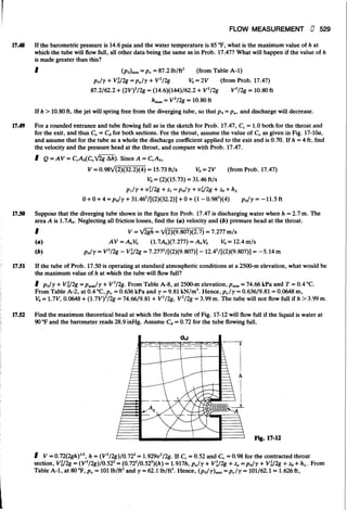 Fluid mechanics and hydraulics: SOLVED PROBLEMS