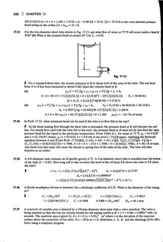 Fluid mechanics and hydraulics: SOLVED PROBLEMS