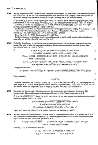 Fluid mechanics and hydraulics: SOLVED PROBLEMS