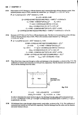 Fluid mechanics and hydraulics: SOLVED PROBLEMS