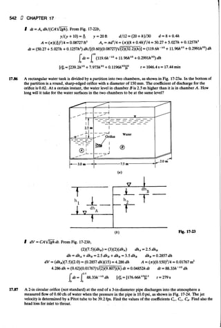 Fluid mechanics and hydraulics: SOLVED PROBLEMS