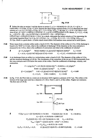 Fluid mechanics and hydraulics: SOLVED PROBLEMS