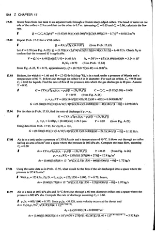 Fluid mechanics and hydraulics: SOLVED PROBLEMS
