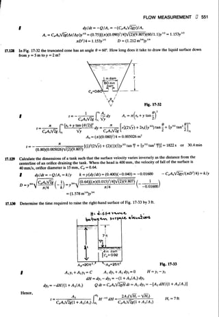 Fluid mechanics and hydraulics: SOLVED PROBLEMS