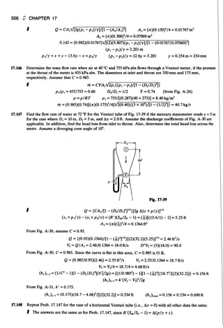 Fluid mechanics and hydraulics: SOLVED PROBLEMS