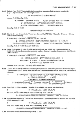 Fluid mechanics and hydraulics: SOLVED PROBLEMS