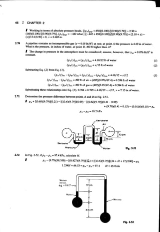 Fluid mechanics and hydraulics: SOLVED PROBLEMS