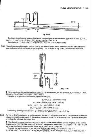 Fluid mechanics and hydraulics: SOLVED PROBLEMS