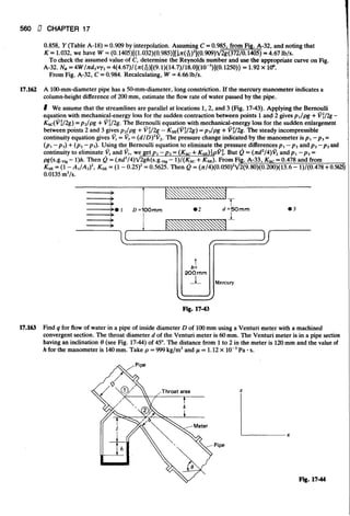 Fluid mechanics and hydraulics: SOLVED PROBLEMS