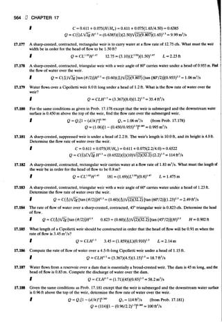 Fluid mechanics and hydraulics: SOLVED PROBLEMS