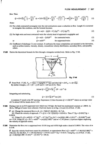 Fluid mechanics and hydraulics: SOLVED PROBLEMS