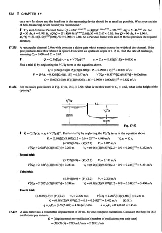 Fluid mechanics and hydraulics: SOLVED PROBLEMS