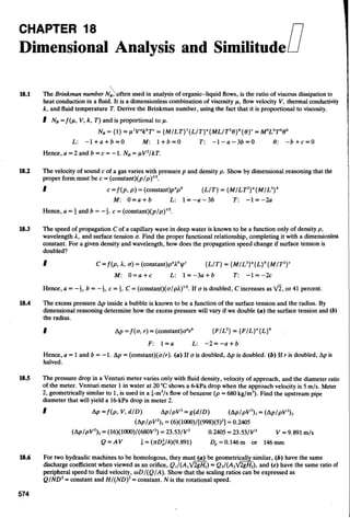 Fluid mechanics and hydraulics: SOLVED PROBLEMS