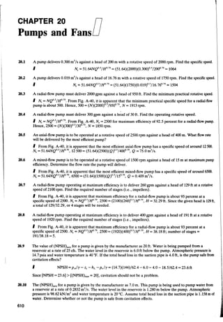 Fluid mechanics and hydraulics: SOLVED PROBLEMS