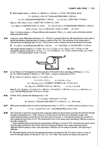 Fluid mechanics and hydraulics: SOLVED PROBLEMS