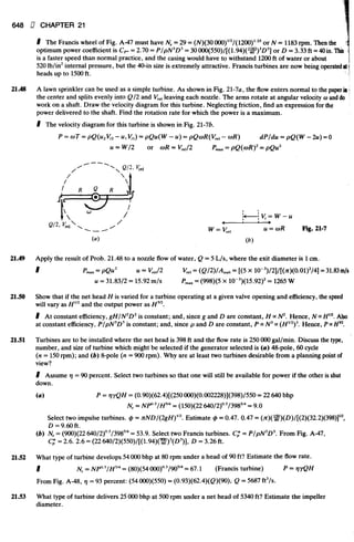 Fluid mechanics and hydraulics: SOLVED PROBLEMS