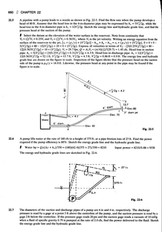 Fluid mechanics and hydraulics: SOLVED PROBLEMS