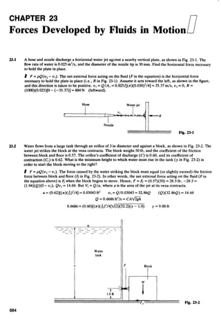 Fluid mechanics and hydraulics: SOLVED PROBLEMS