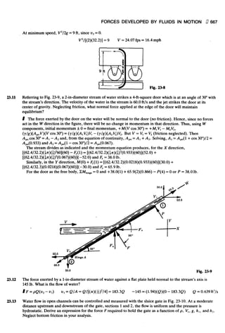 Fluid mechanics and hydraulics: SOLVED PROBLEMS