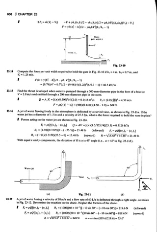 Fluid mechanics and hydraulics: SOLVED PROBLEMS