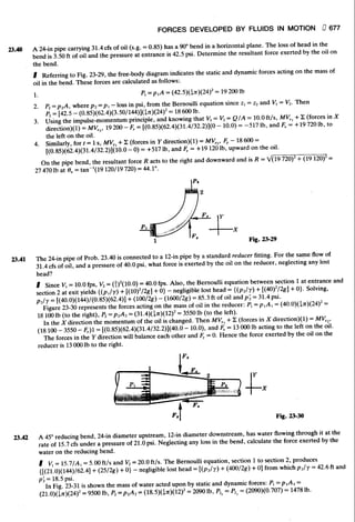 Fluid mechanics and hydraulics: SOLVED PROBLEMS