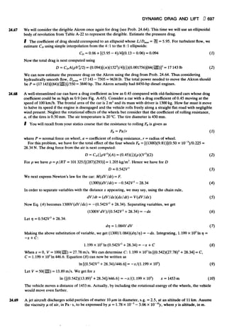 Fluid mechanics and hydraulics: SOLVED PROBLEMS