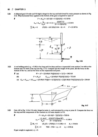 Fluid mechanics and hydraulics: SOLVED PROBLEMS