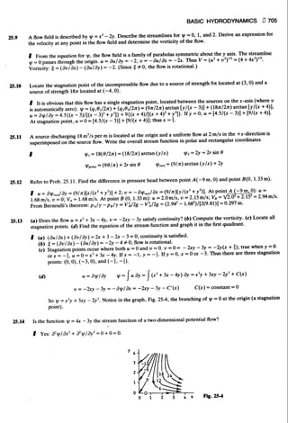 Fluid mechanics and hydraulics: SOLVED PROBLEMS