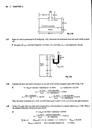 Fluid mechanics and hydraulics: SOLVED PROBLEMS