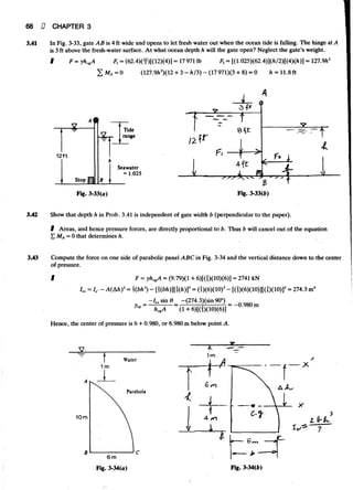 Fluid mechanics and hydraulics: SOLVED PROBLEMS