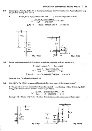 Fluid mechanics and hydraulics: SOLVED PROBLEMS