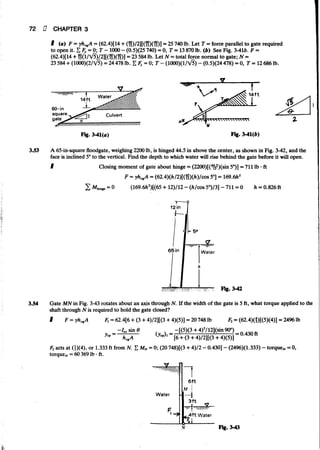 Fluid mechanics and hydraulics: SOLVED PROBLEMS