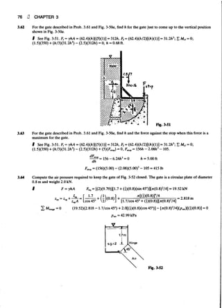 Fluid mechanics and hydraulics: SOLVED PROBLEMS
