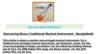 Ethnic Music of Bangladesh Detail Research | PPT