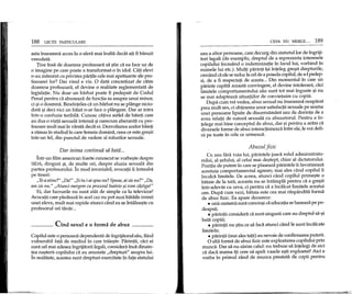 188 LEqn PARTICULARE
asta inseamna acces la 0 sfera mai inalta decat ati fi banuit
vreodata.
Tine insa de doamna profesoara sa ~tie ca ea face uz de
o imagine pe care poate a transformat-o in idol. Cati elevi
n-au masurat cu privirea partile cele mai apetisante ale pro-
fesoarei lor? Oar visul e vis. 0 data concretizat de catre
doamna profesoara, el devine 0 realitate reglementata de
legislatie. Nu doar un barbat poate fi pedepsit de Codul
Penal pentru ca abuzeaza de functia sa asupra unui minor,
ci ~i0 doamna. Bineinteles ca un barbat nu se plange nicio-
data $i deci nici un baiat n-ar face 0 plangere. Oar ar intra
intr-o confuzie teribila. Cunosc cativa astfel de baieti care
au dus 0 viata sexuala intensa ~ioarecum aberanta cu pro-
fesoare mult mai in varsta decat ei. Dezvoltarea acelor baieti
a ramas in stadiul in care femeia domina, ceea ce este gre~it
intr-un fel, din punctul de vedere al rolurilor sexuale.
Dar inima continua sa bata...
Intr-un film american foarte cunoscut se vorbe~te despre
SIDA, droguri ~i, de multe mi, despre aluzia sexuala din
partea profesorului. In mod invariabil, avocatii ii intreaba
pe tineri:
"Te-a atins?" "Oa!" ,,$i tu i-ai spus nu? Spune, ai zis nu?" "Oa,
am zis nu." "Atunci mergem cu procesul fnainte?i vom ct1?tiga!"
Ei, dar lucrurile nu sunt atat de simple ca la televizor!
Avocatii care pledeaza in acel caz nu pot auzi bataile inimii
unei eleve, mult mai rapide atunci cand ea se intalne~te cu
profesorul cel tanar ...
Cind sexul e 0 forma de abuz _
Copilul este 0 persoana dependenta de ingrijitorul sau, fiind
vulnerabil fata de mediul in care traie$te. Parintii, caci ei
sunt cel mai adesea ingrijitorii legali, considera inca dinain-
!ea na~terii copilului ca au anumite "drepturi" asupra lui.
In realitate, acestea sunt drepturi exercitate in fata statului
CEVA NU MERGE ... 189
sau a altor persoane, care decurg din statutullor de ingriji-
tori legali (de exemplu, dreptul de a reprezenta interesele
copilului incasand 0 indemnizatie in locullui, vorbind in
numele lui etc.). Multi parinti i~i inteleg gre~it drepturile,
crezand ca ele se reduc la cel de a poseda copilul, de a-Ipedep-
si, de a fi respectati de acesta ... Din momentul in care un
parinte capata aceasta convingere, el devine intolerant, caci
limitele comportamentului sau sunt tot mai inguste ~i nu
se mai adapteaza situatiilor de convietuire eu copiii.
Dupa cum vei vedea, abuz sexual nu inseamna neaparat
preamult sex, ci obp.nerea unor satisfactii sexuale pe seama
unei persoane lipsite de discernamant sau de dorinta de a
avea relatii de natura sexuala cu abuzatorul. Pentru a in-
telege mai bine conceptul de abuz, dar ~ipentru a arata ca
diversele forme de abuz interactioneaza mtre ele, Ie voi defi-
ni pe toate in cele ce urmeaza.
Abuzul jizic
Cu sau fara voia lui, parintele joaca rolul administrato-
rului, al ~efului, al celui mai de~tept, chiar al dictatorului.
Pozitia de putere in care se plaseaza parintele ii favorizeaza
acestuia comportamentul agresiv, mai ales cand copilul ii
incalca limitele. De aceea, atunci cand copilul prime~te 0
bataie de la tata, aceasta nu se intampla pentru ca a gre~it
intr-adevar cu ceva, ci pentru d a incalcat limitele acestui
om. Dupa cum vezi, bataia este cea mai raspandita forma
de abuz fizic. Ea apare deoarece:
• unii oamenii sunt convifi$ica educatia se bazeaza pe pe-
deapsa;
• parintii considera ca sunt singurii care au dreptul sa-~i
bata copiii;
• parintii nu ~tiu ce sa fad atunci cand Ie sunt mdilcate
limitele;
• parintii (mai ales tap.i)au nevoie de confirmarea puterii.
oaHa forma de abuz fizic este exploatarea copilului prin
mund. Oar sa nu sarim calul: nu trebuie sa intelegi de aici
ca dad mama iti cere sa speli vasele e~ti exploatat! Aici e
yorba in primul rand de munca prestata de copii pentru
 