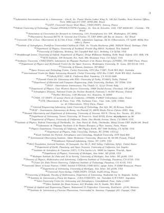 3
52Laboratório Interinstitucional de e-Astronomia - LIneA, Av. Pastor Martin Luther King Jr, 126 Del Castilho, Nova Amé...