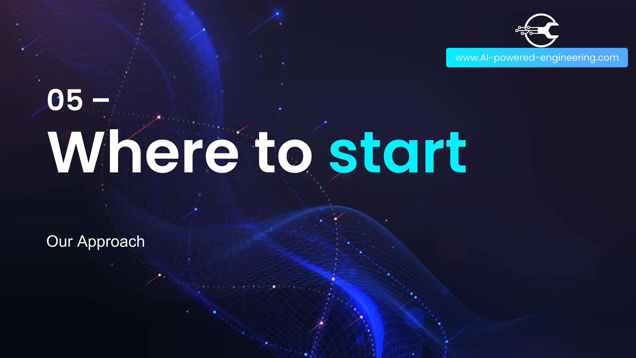 05 –
Where to start
www.AI-powered-engineering.com
Our Approach
 