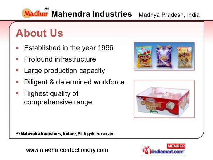 Mahendra Industries Madhya Pradesh India